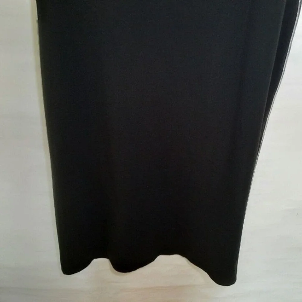 Adore Me Dress Women M Black Minimalist T Shirt Casual Everyday Soft‎ Knit Shift